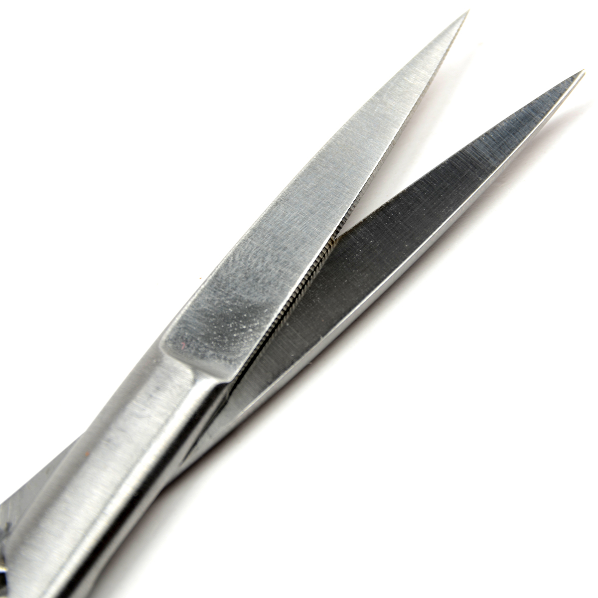 Ножницы прямые с заточкой для меха FLY-FISHING HAIR SCISSOR 4.5” HALF GOLD ZF-288