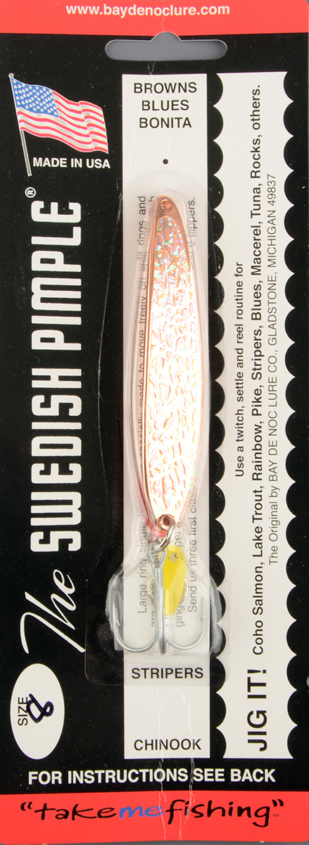 Блесна Swedish Pimple Ice №8 Copper Ice