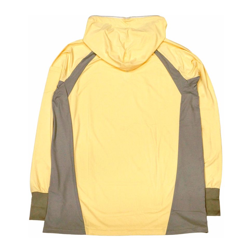 Футболка Kosadaka Ice Silk Sunblock Цв. Бежевая р. L, UV защита капюшон длинный рукав