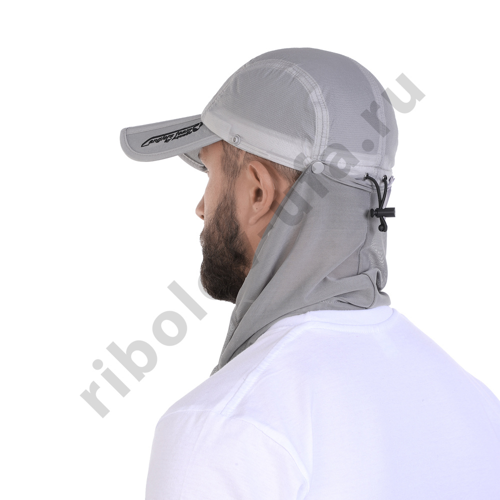 Кепка Aquatic KA-18СС складная с антимоск.бафом цв.св-серый