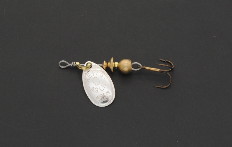 Блесна Mepps Aglia № 0, серебро (2,5гр)