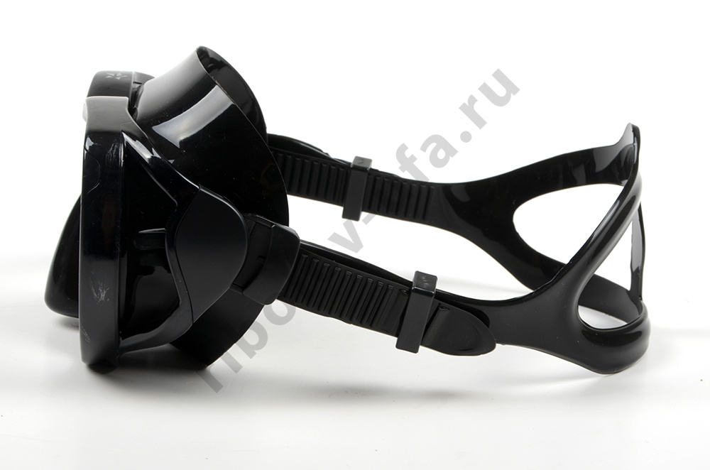 Маска Sargan Неро, черный силикон, черная рамка (без бокса)