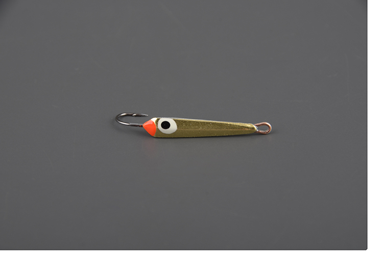 Блесна зимняя Пирс Лонг малый 0,8 гр., латунь+СН, с 1-м крючком