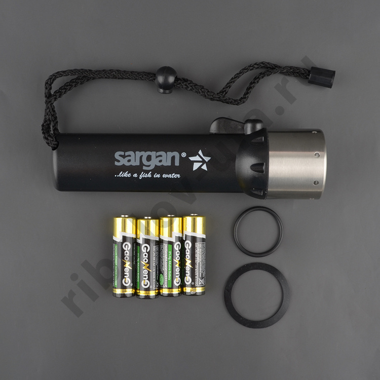 Фонарь подводный Sargan Филин, 220 люмен, черный