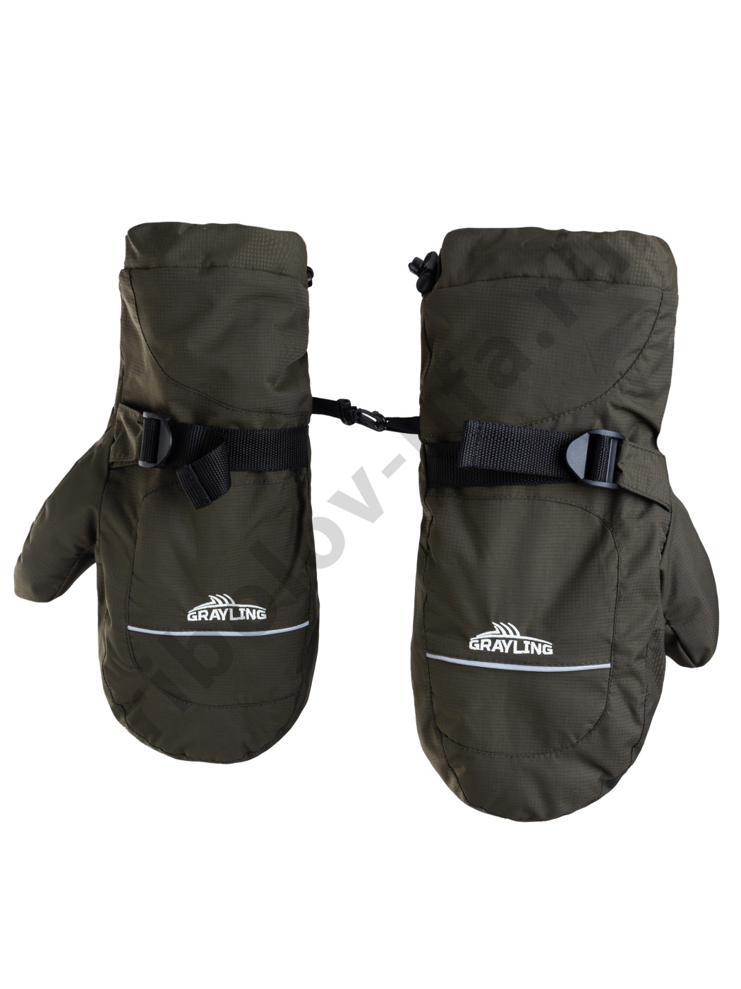 Варежки Novatex Рыбак Профи цв. Хаки, ткань Таслан, термотекс, флис, р. L