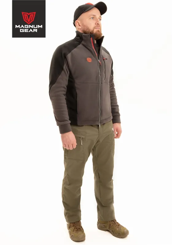 Толстовка флисовая Magnum Gear Nord графит/черный 52-54 170-176