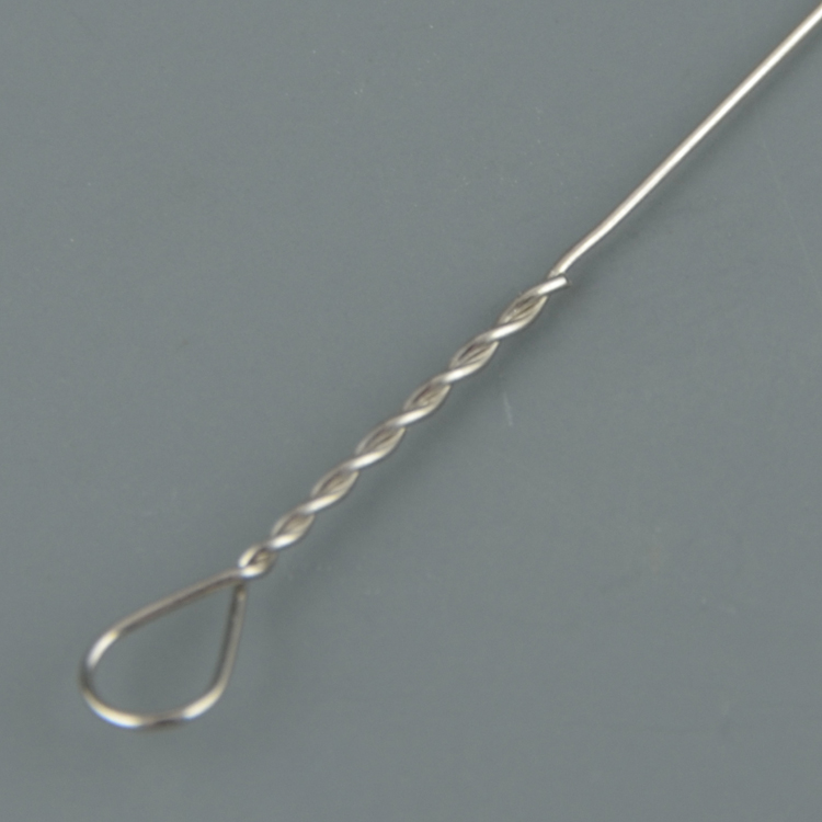 Набор поводков струна для зимней рыбалки с вертлюжком №10 Leader 0.28мм 10 см 4кг (10шт/упак)