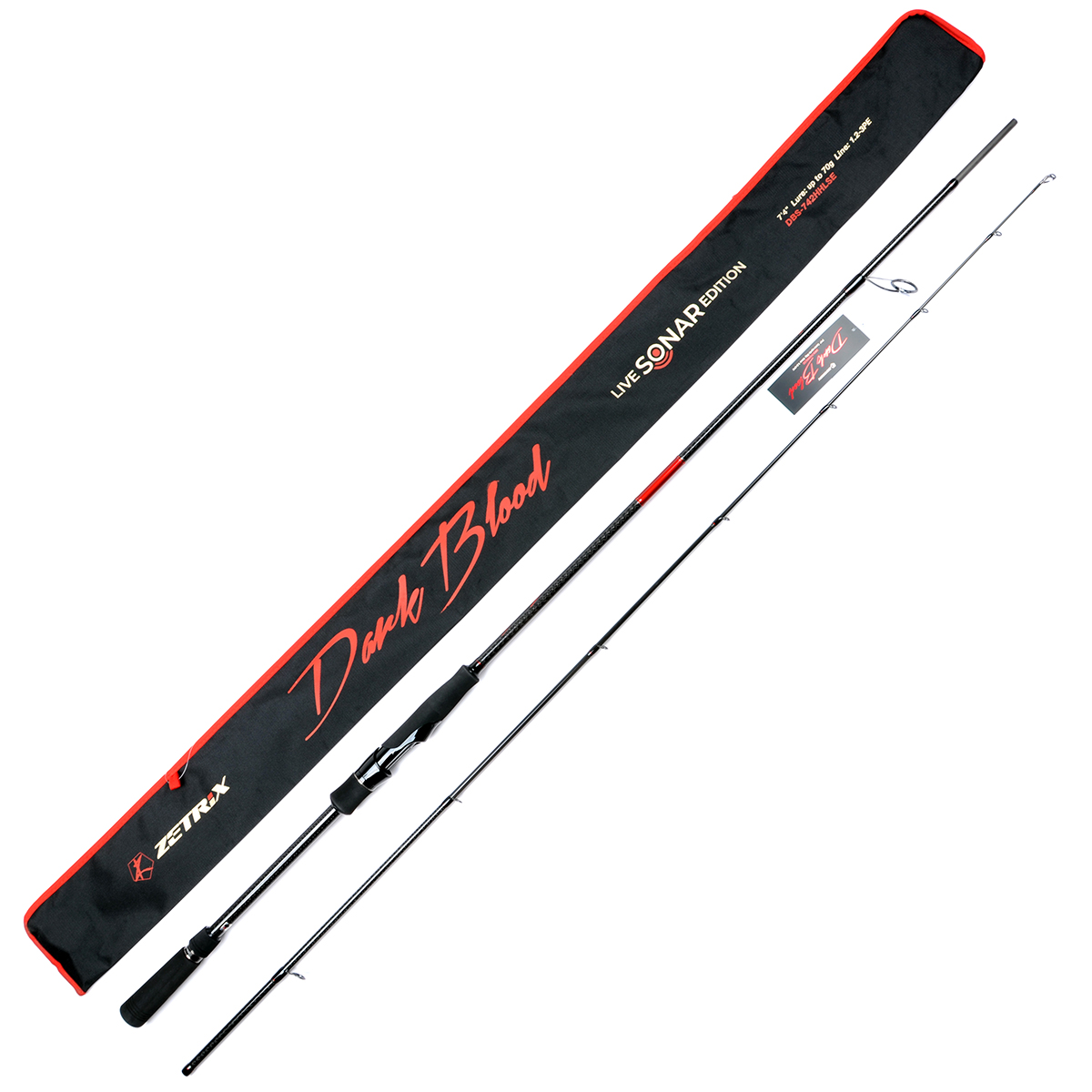 Спиннинг Zetrix HellHound DarkBlood DBS-742HH LSE max 70гр