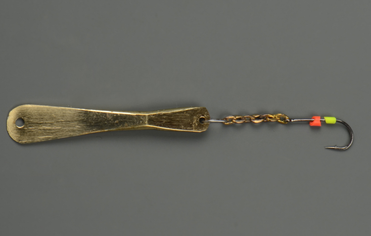 Блесна зимняя Белая река Планер 1,5гр латунь