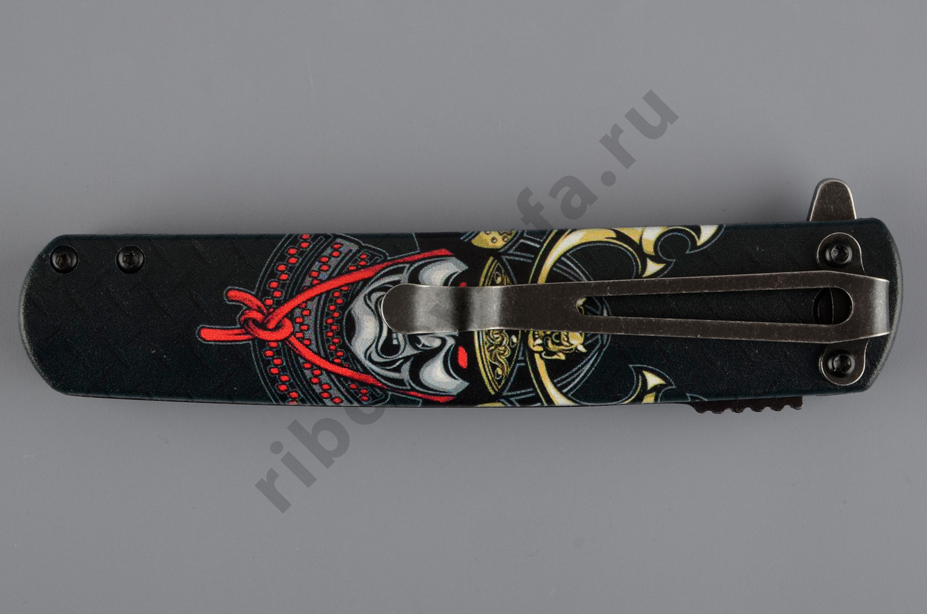 Нож складной туристический Ganzo G626-BS черный самурай