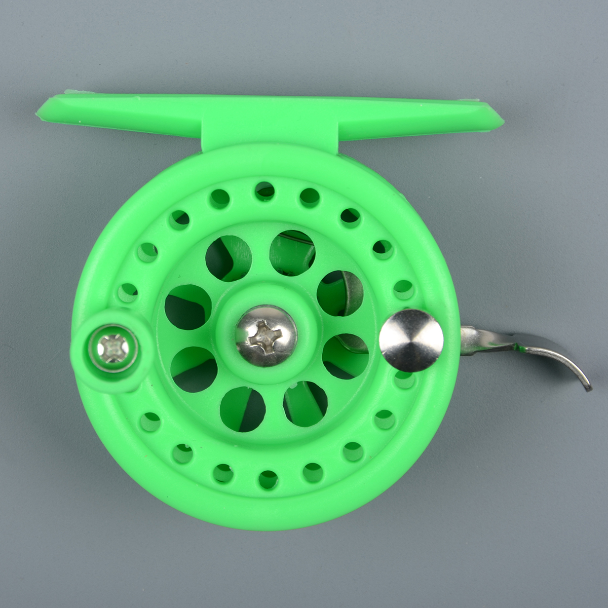 Катушка проводочная Kosadaka Explorer PM 50L Green универс. пластик. с рычаж. спуском под левую руку