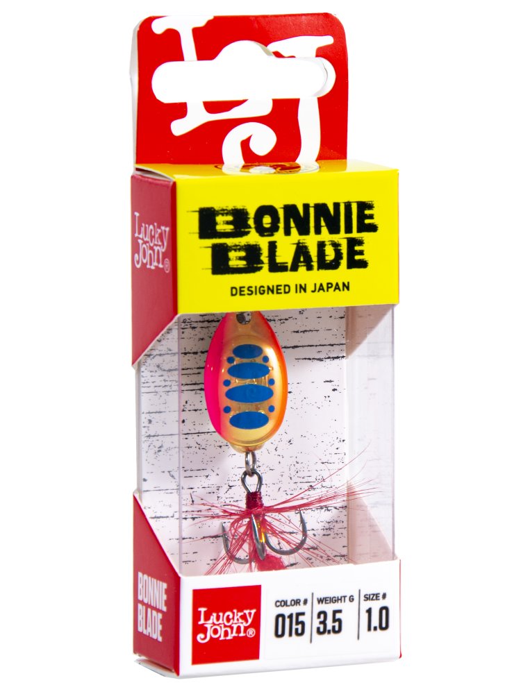 Блесна вращ. Lucky John Bonnie Blade #01, 3.5гр., цв. 015