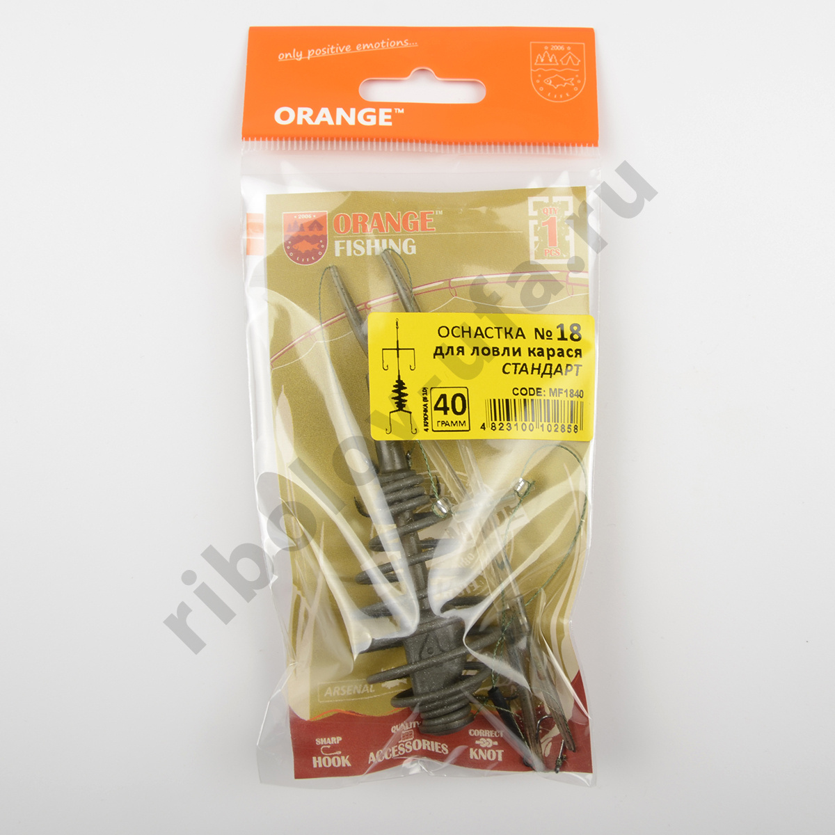 Монтаж карась Orange #18 Spring, 40гр