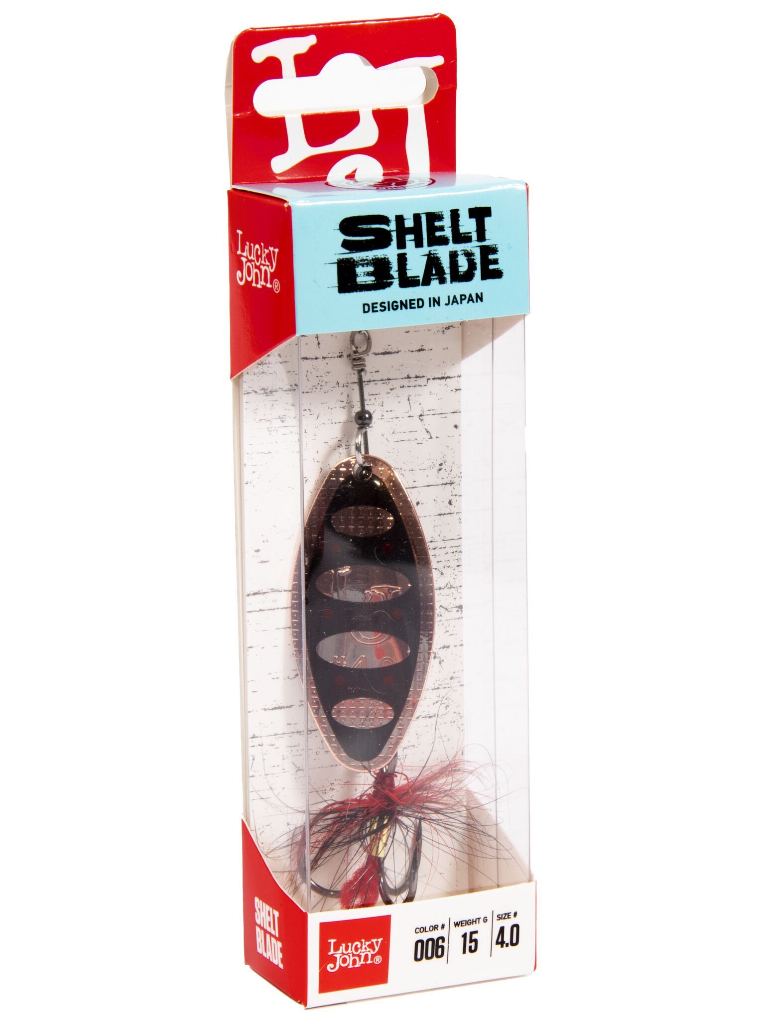 Блесна вращ. Lucky John Shelt Blade 04 15.0 г цв. 006