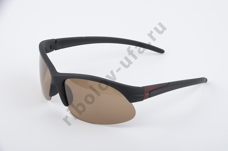 Очки No name поляризац (с чехлом и салфеткой) коричн./черн./пласт. (2969)