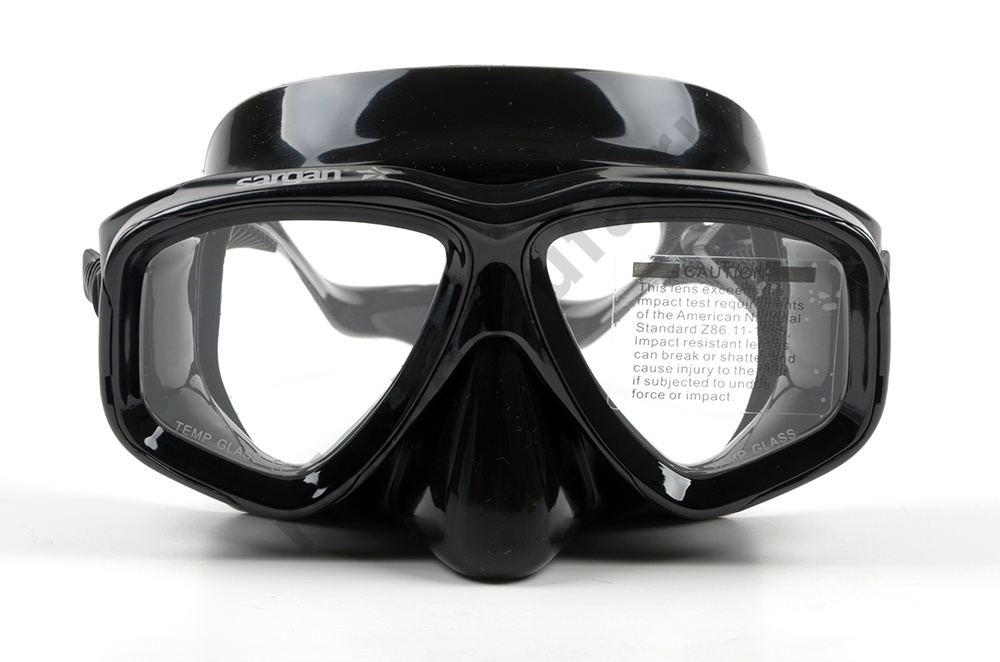 Маска Sargan Дельта,  черн.силикон черная рамка