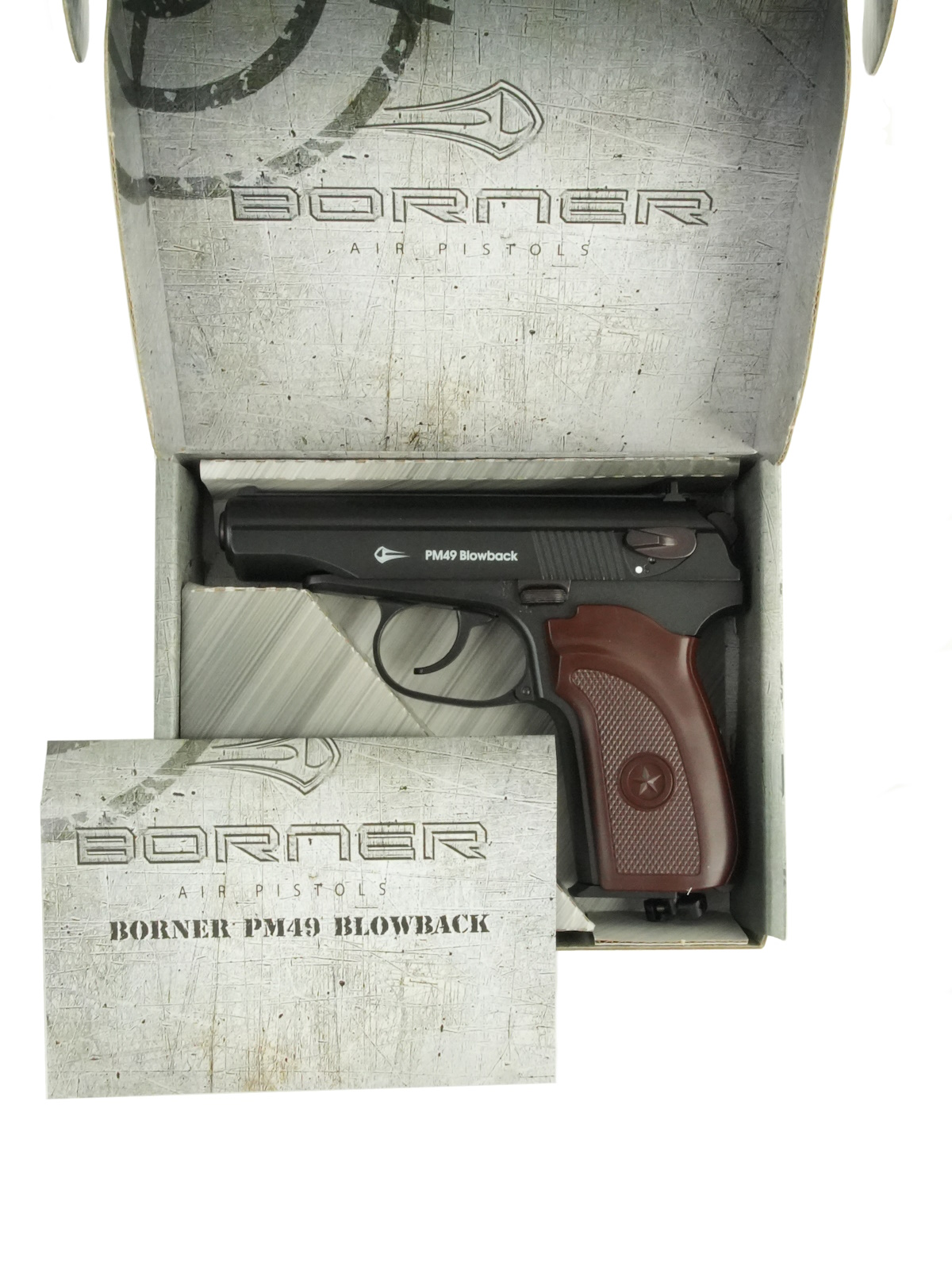 Пистолет пневм. Borner PM49, (Blowback) кал 4,5мм