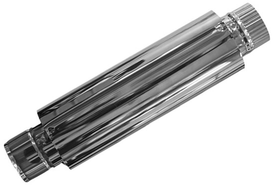 Сегмент трубы изолированный d-65 мм, L-330 мм. (нерж.)