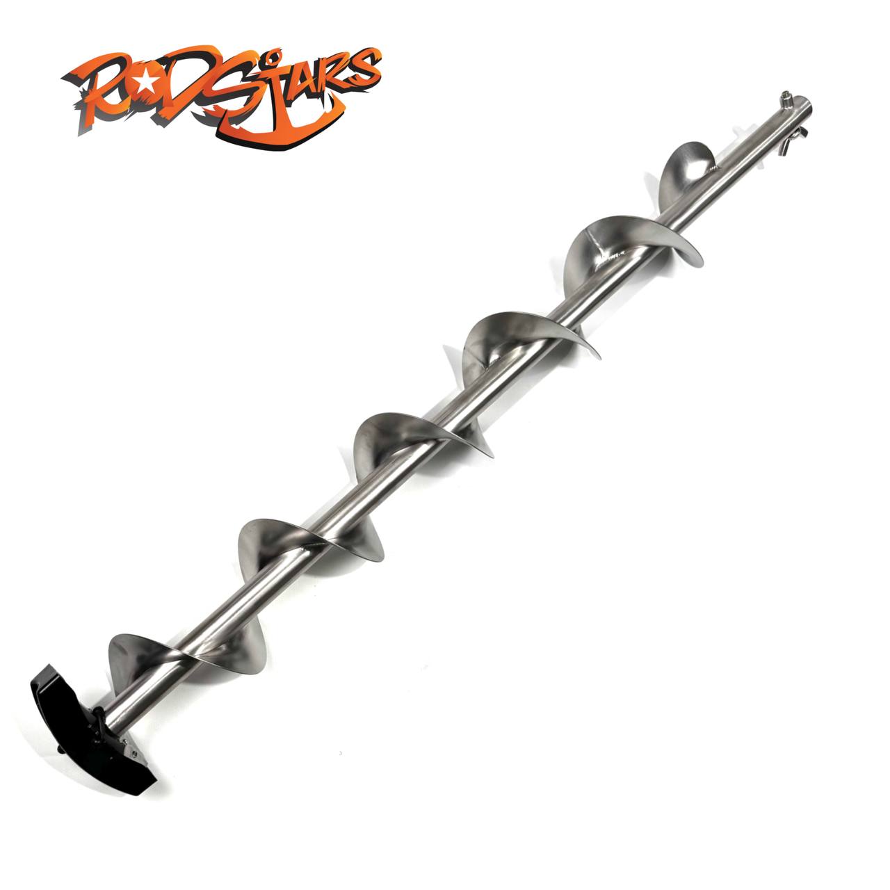 Шнек ледобура титановый Rod Stars 130 под ножи Тонар