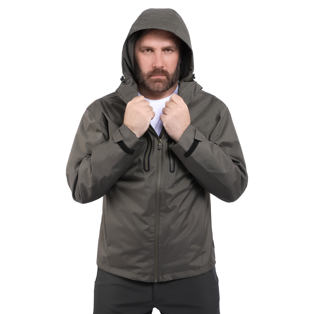 Куртка Aquatic КД-03 от дождя (мембрана 15000/15000) цвет: хаки, размер L