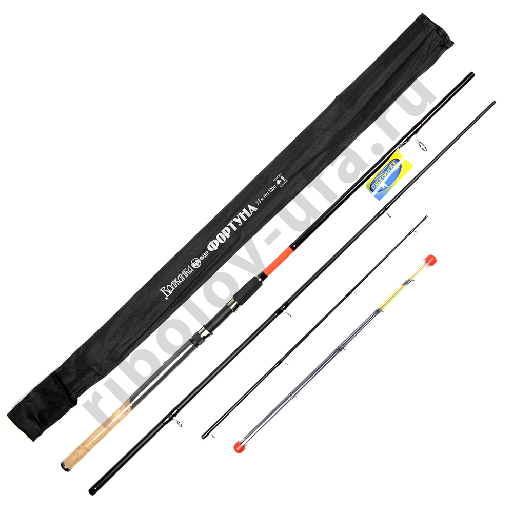 Удилище фидерное Volzhanka Фортуна 3.3м (3 секций+3) до 120гр