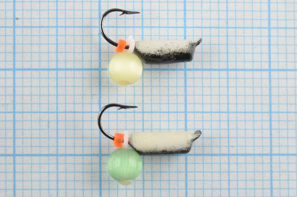 Мормышка Wormix точеная вольфрамовая Столбик d=2,5 с фосфором Кошачий глаз арт. 371