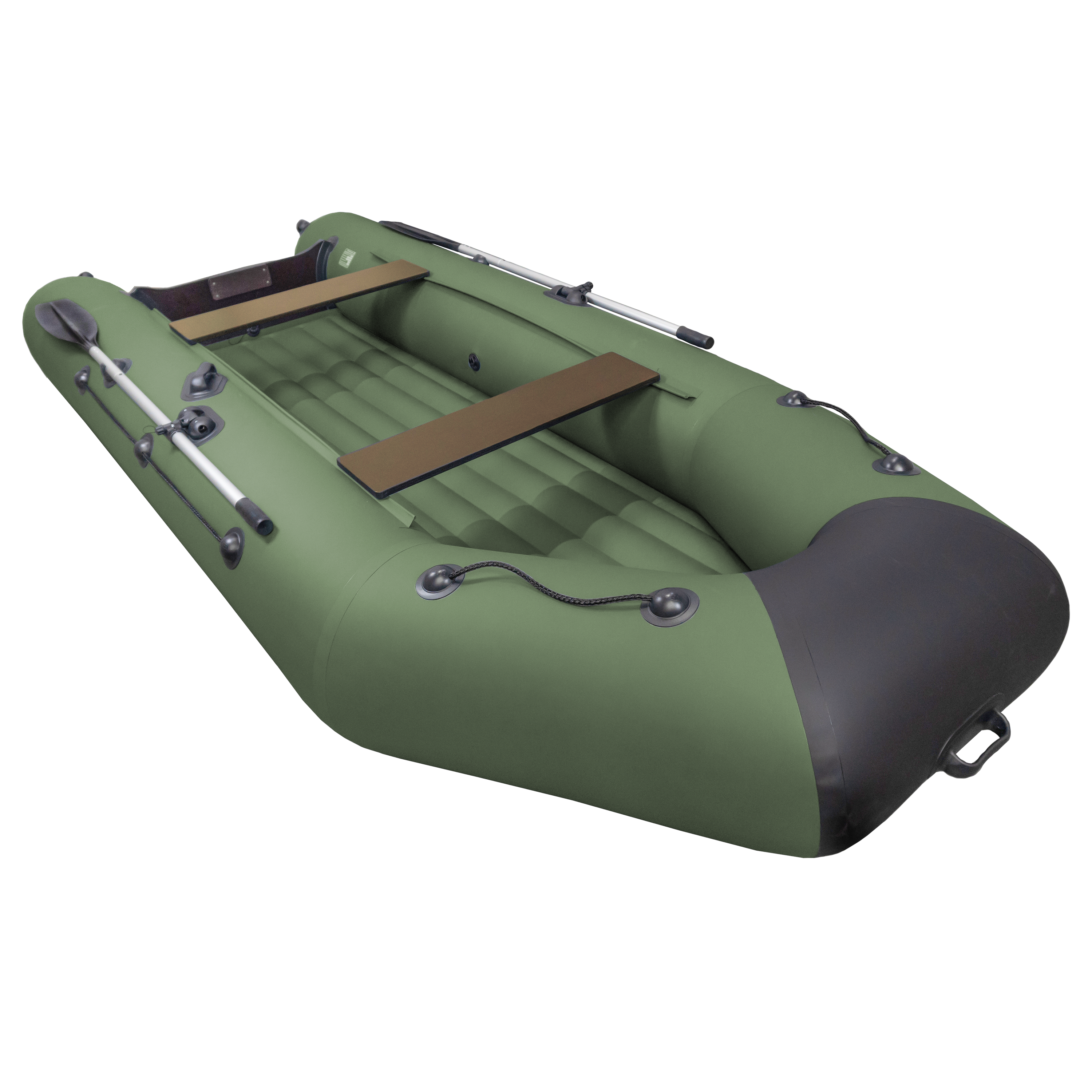 Лодка Барс 3400 НДНД зеленый/черный