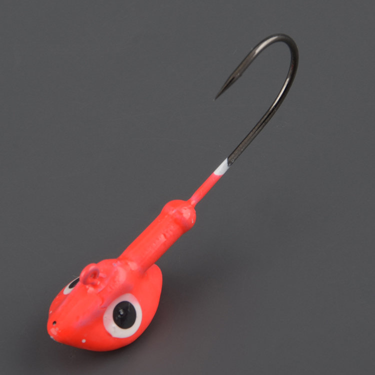 Джиг-головки Мормыш сапог 3,5 гр. кр. №1 цв. 01-красный 