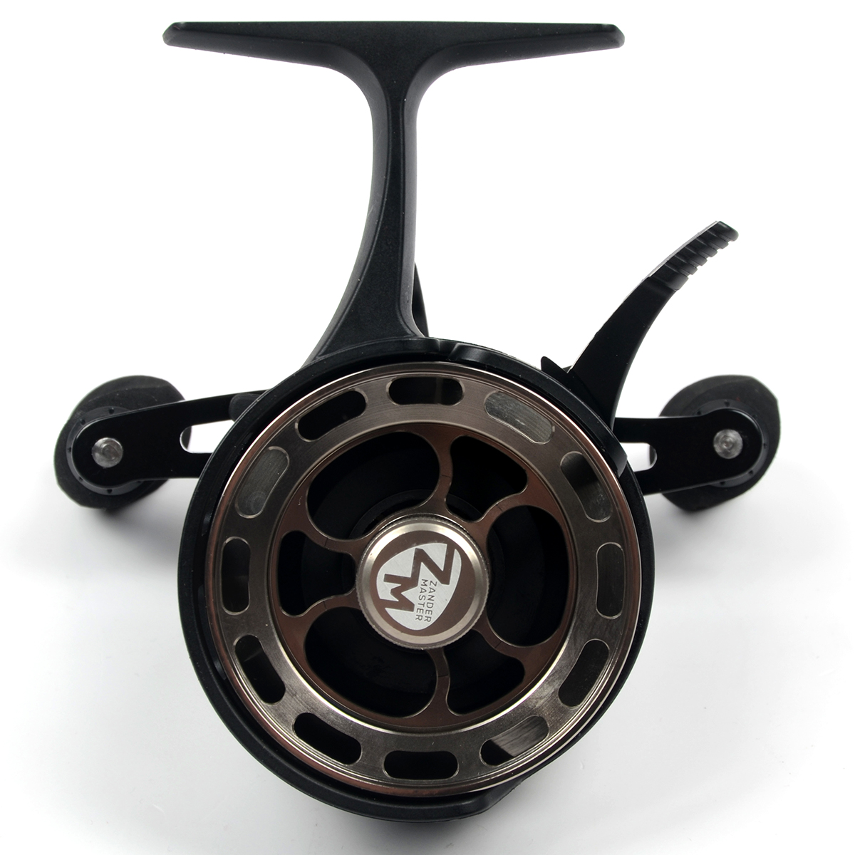 Катушка зимняя Zander Master Energy L, цв. черно-серебренный