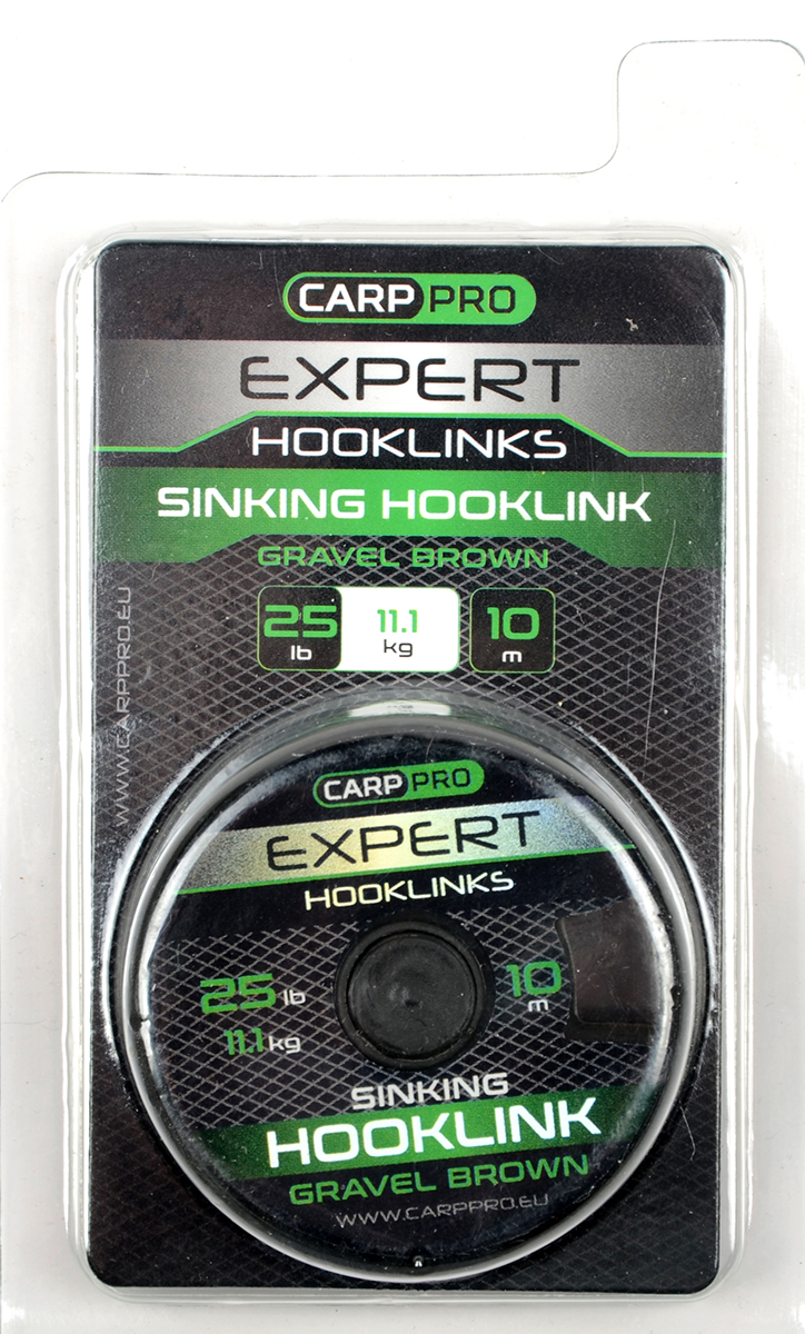 Поводковый материал Carp Pro без оболочки Sinking коричневый 10lb 10м