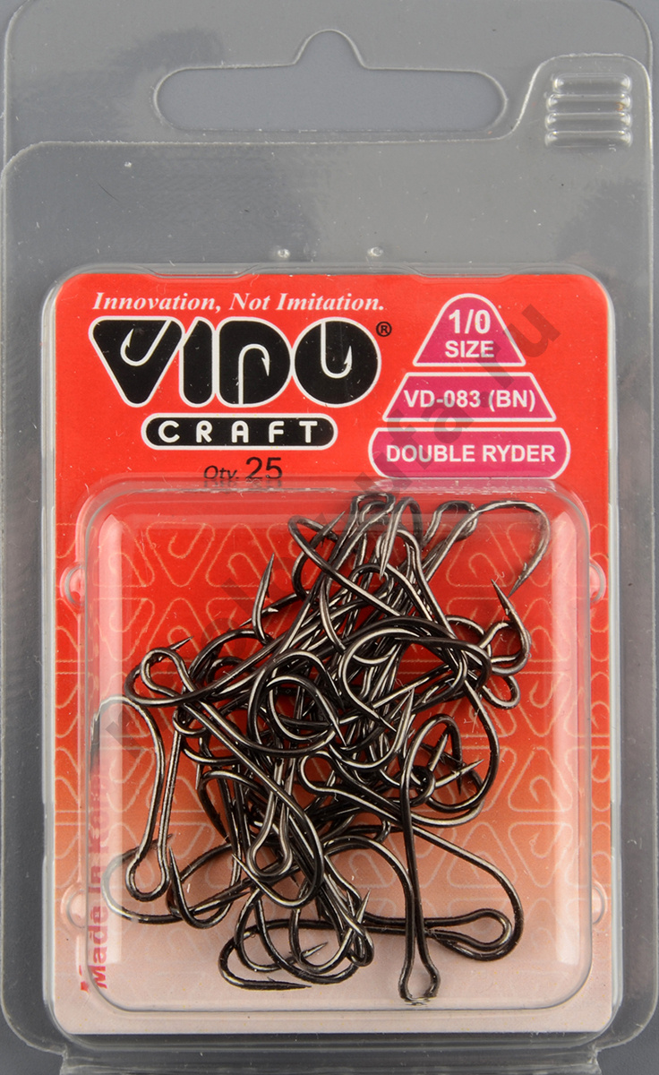 Крючок-двойник Vido жерличный Double Ryder (Bln) № 1/0
