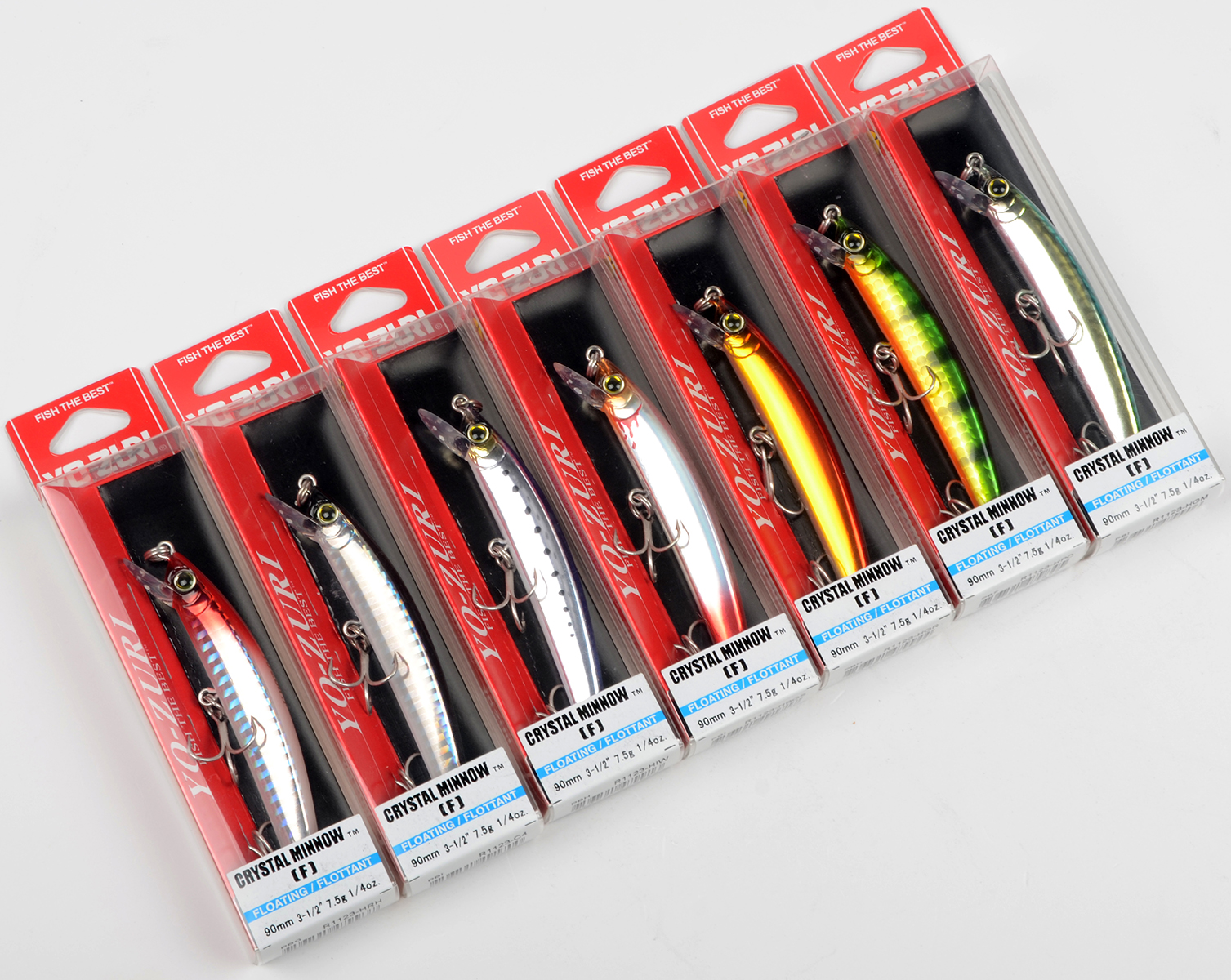 Воблер Yo-Zuri R1123 Crystal Minnow Floating плав., 90 мм, 7.5 гр., цв. HPC