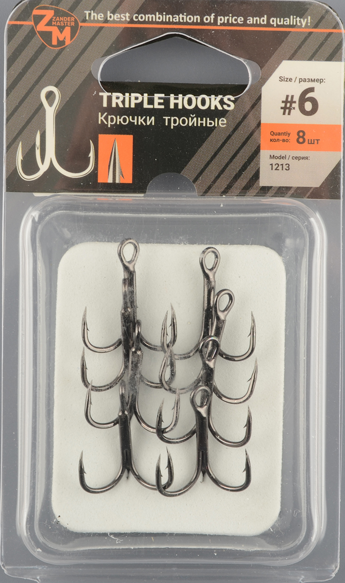 Крючок-тройник Zander Master Owner 1213-6