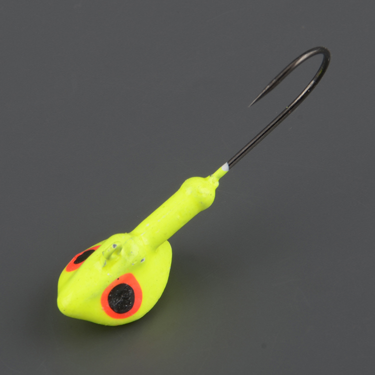 Джиг-головки Мормыш сапог 21 гр. кр. №4/0 цв. 02-желтый