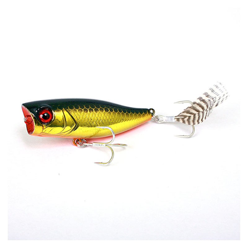 Воблер Jacall Chubby Popper 42 мм цв. hl gold & black