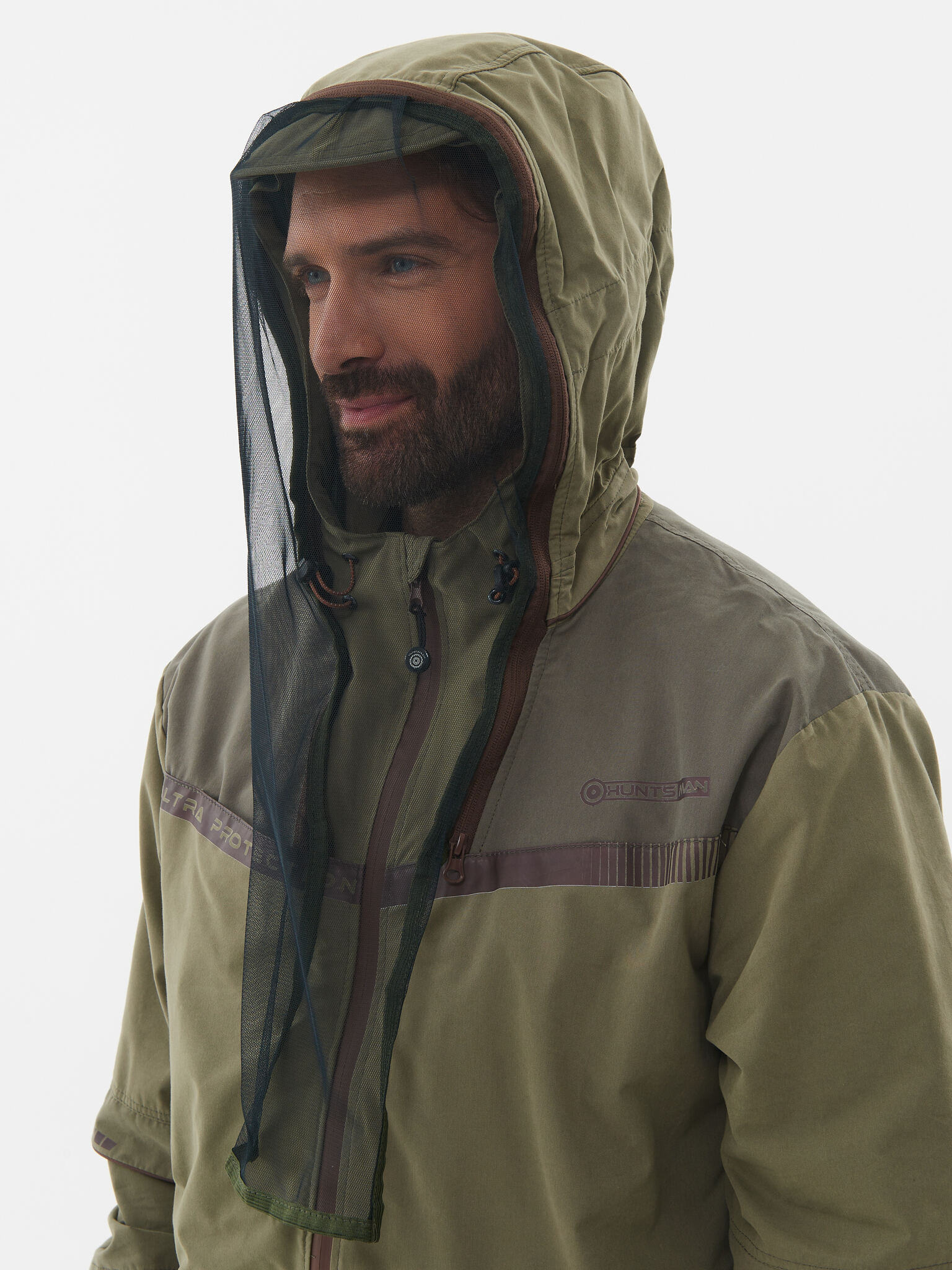 Костюм летний Антигнус-Премиум ткань Ravena Peach Wash цвет Хаки (Размер: 56-58, Рост: 182-188)