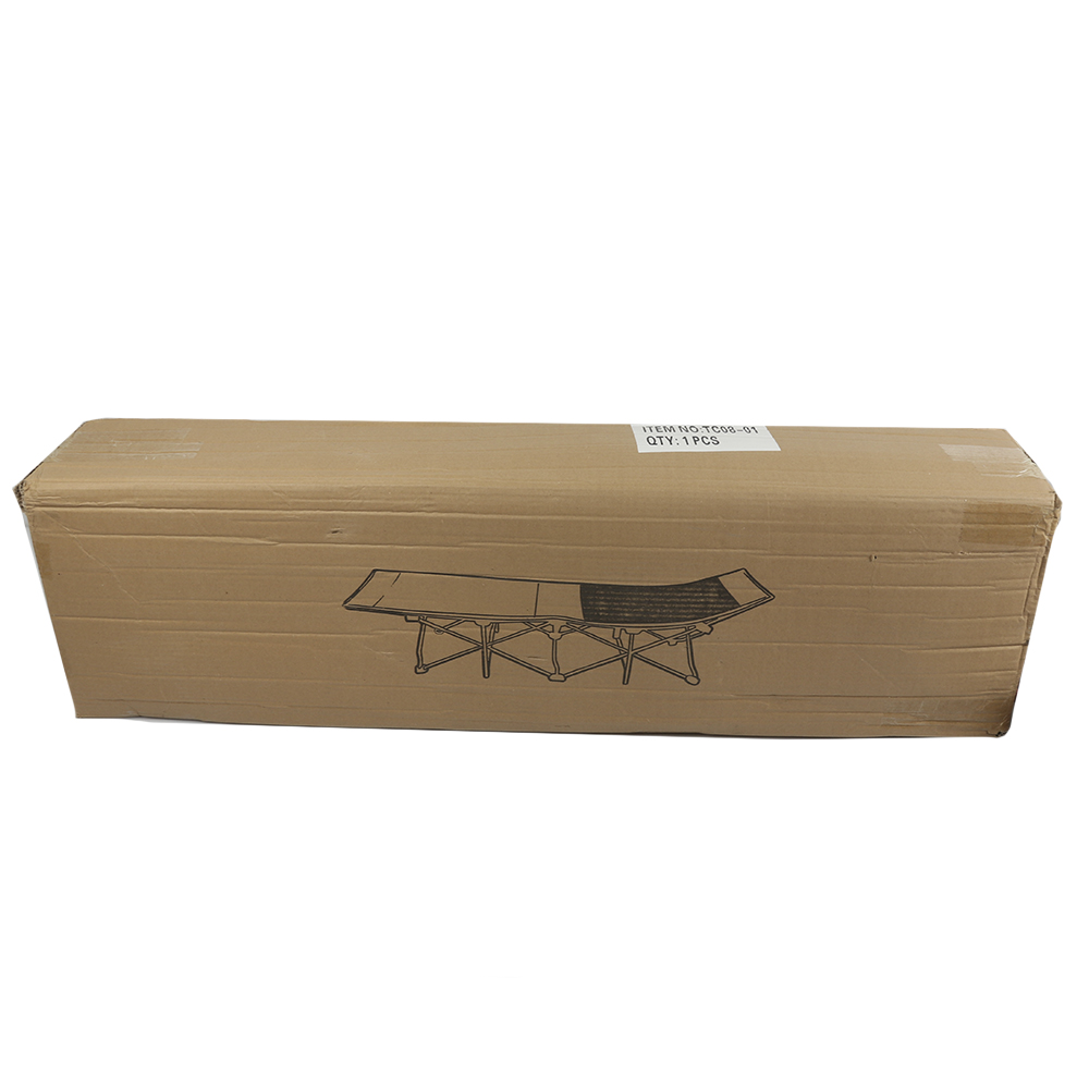 Раскладушка турист. SkyFish с матрасом 190x71x36, цв. темно-синий TC08-01