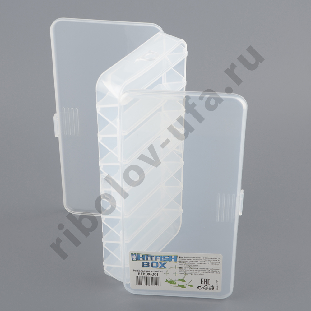Коробка Hitfish двухстороняя для воблеров 20*14,5*4см HFBOX-201