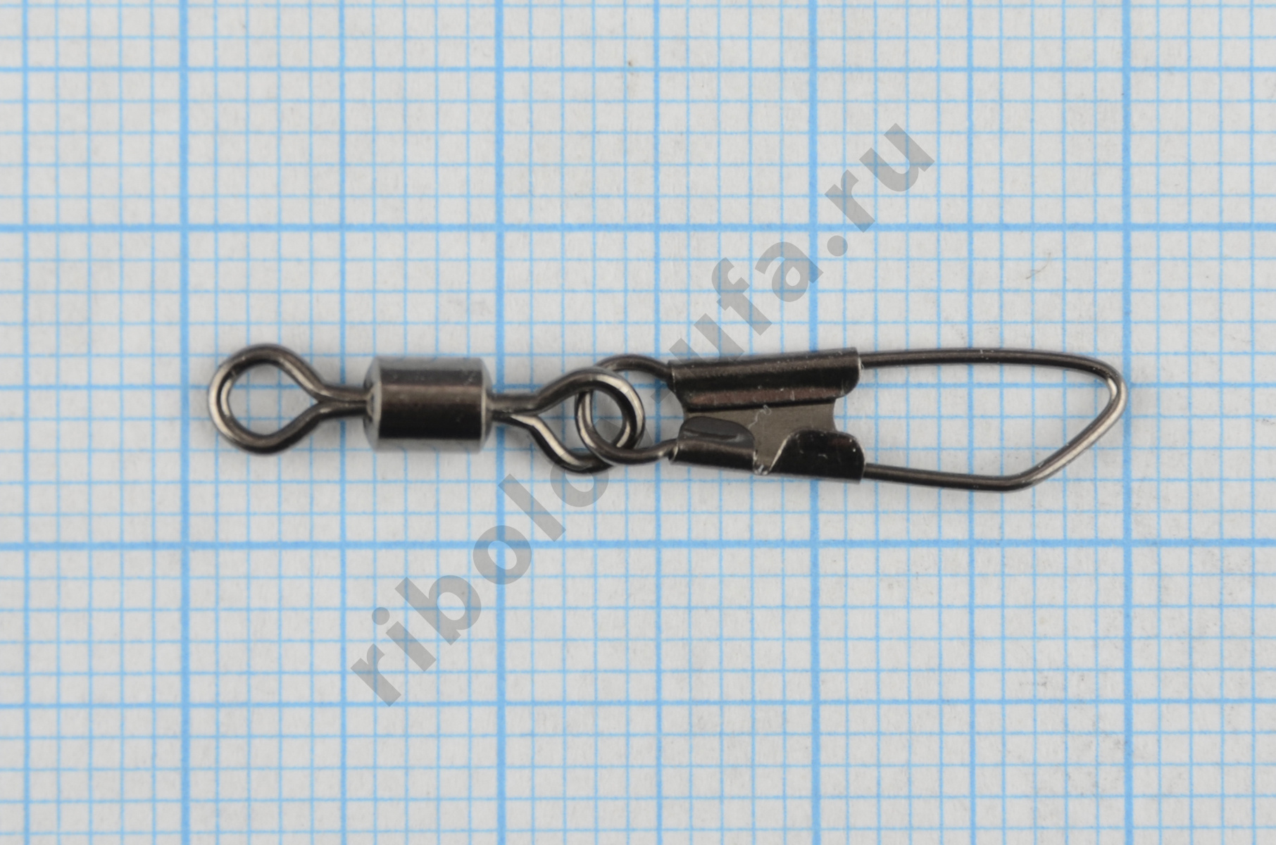 Застежка с вертлюгом Flagman Rolling Swivel Snap Black р. L (7шт/уп)