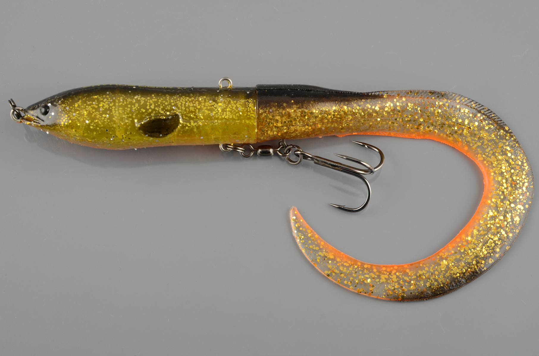 Воблер Savage Gear 3D Hard  EEL, 17см, 50г, black gold (медленно тонущая)