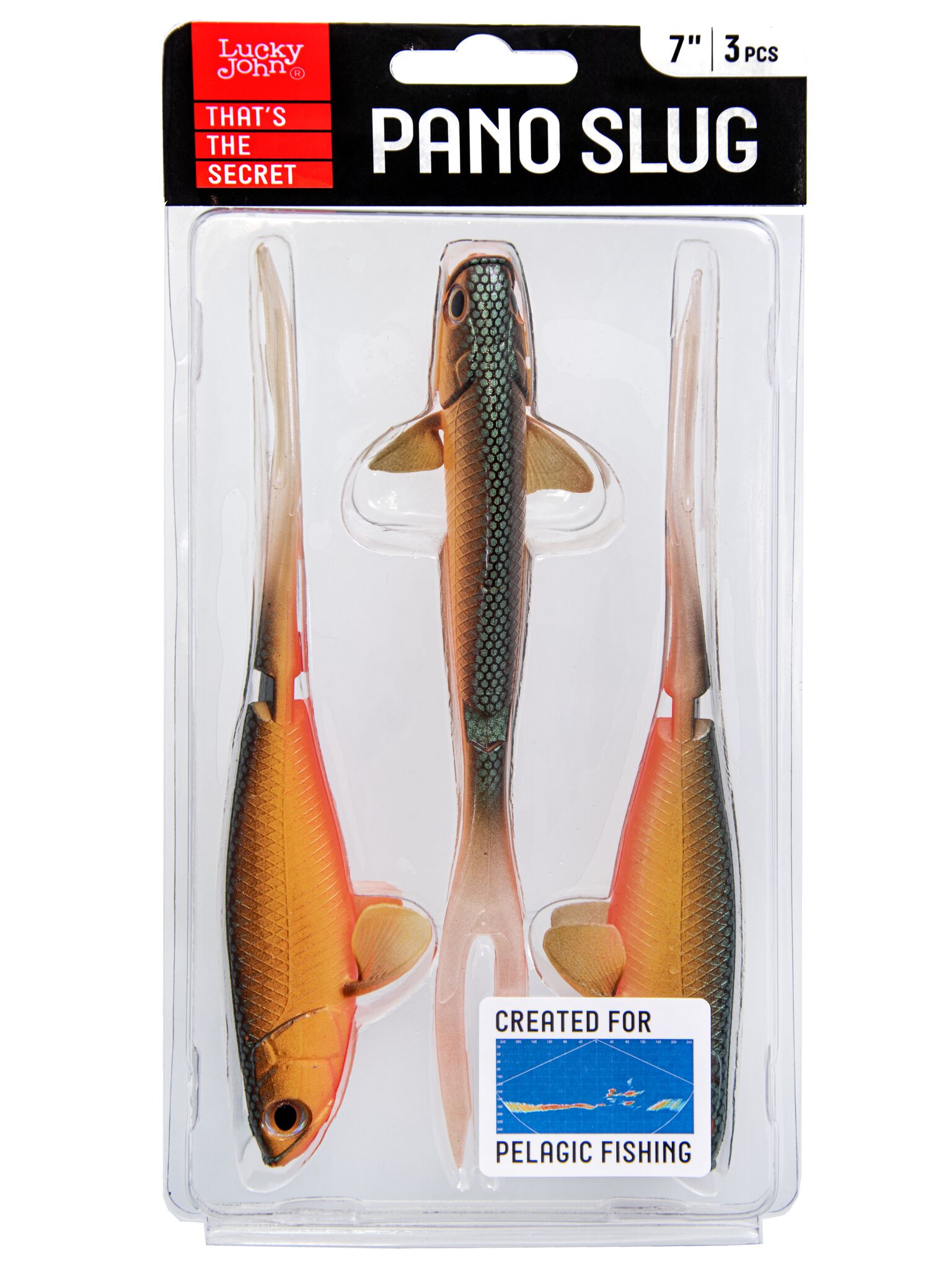 Силиконовая приманка Lucky John 3D Series Pano Slug 7.0in 17.8см /Z22