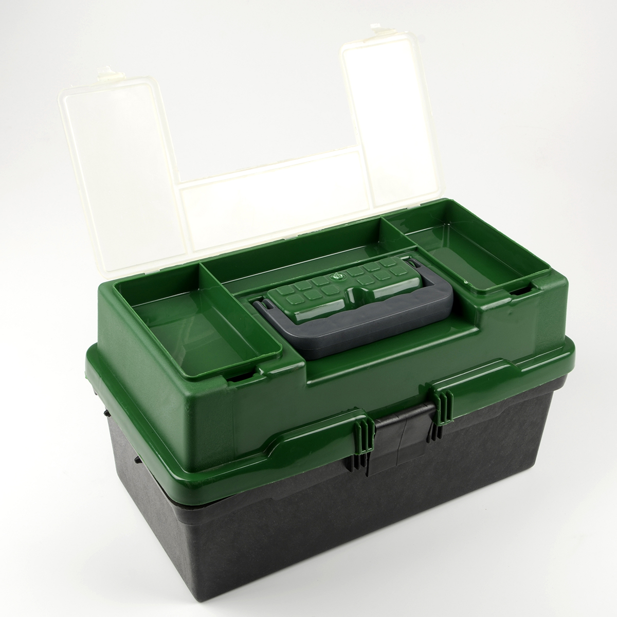 Ящик рыболовный Три Кита Пионер (370*210*210) 2 лотка зеленый