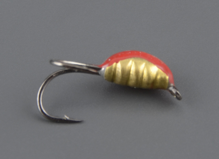 Мормышка Мир Вольфрама Коза с коронкой Божья коровка красный д. 3 мм