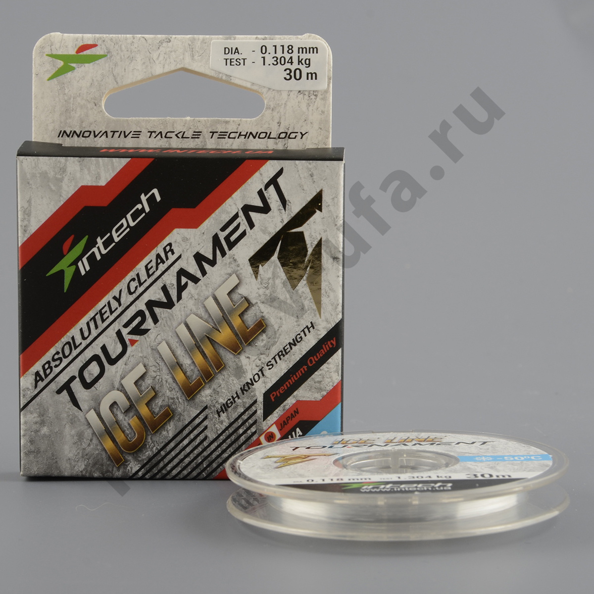 Леска Intech Tournament Ice Line 30м (0,065мм, 0,442 кг)
