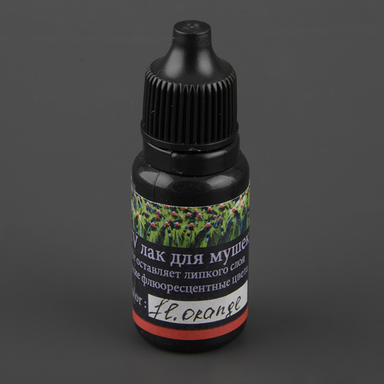 Лак ультрафиолетовый 10мл. ярко-оранжевый