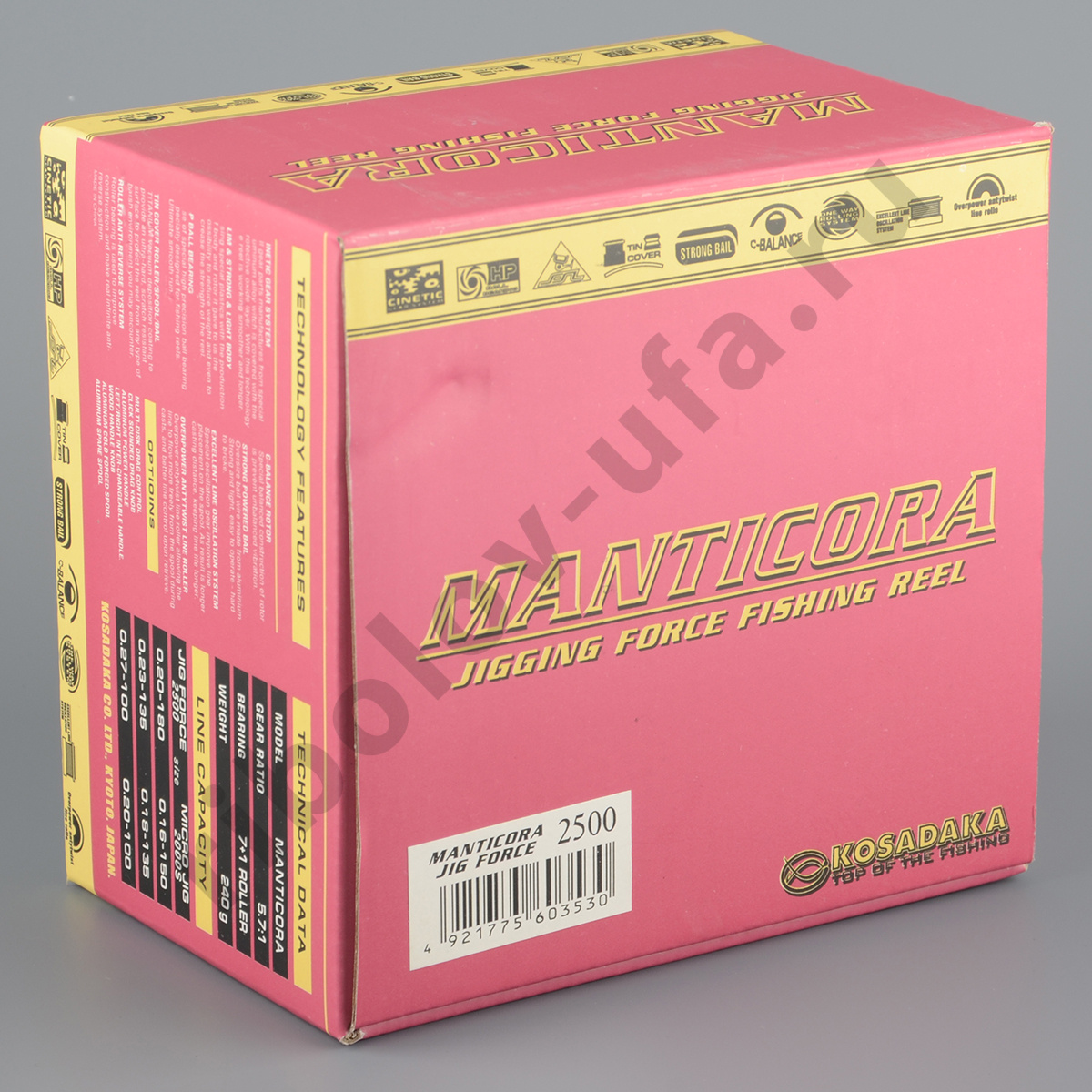 Катушка безынерц. Kosadaka Manticora JigForce 2500