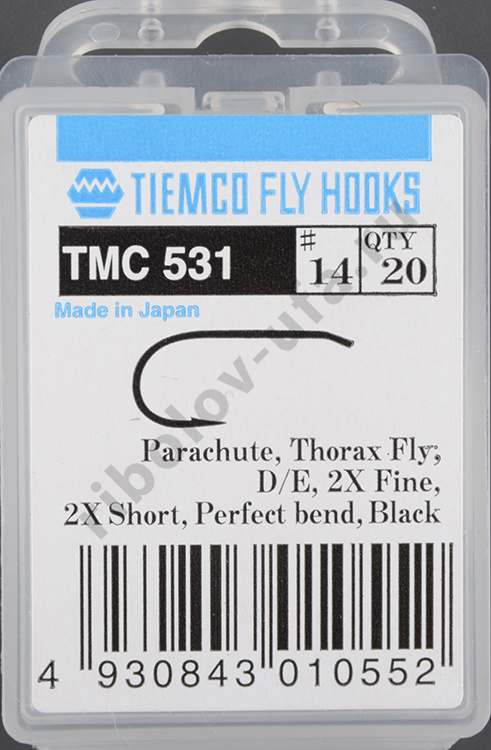 Крючки Tiemco TMC531 #14 (20 шт)