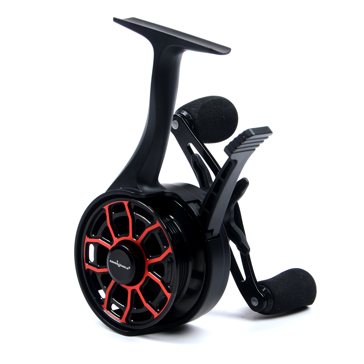 Катушка зимняя Admiral Ice Energy Left Hand красный