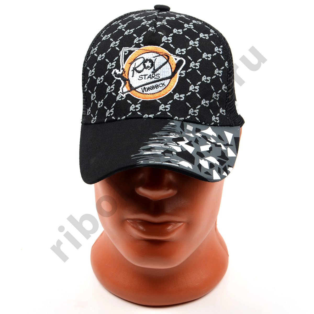 Бейсболка Rod Stars цв. черно-серая