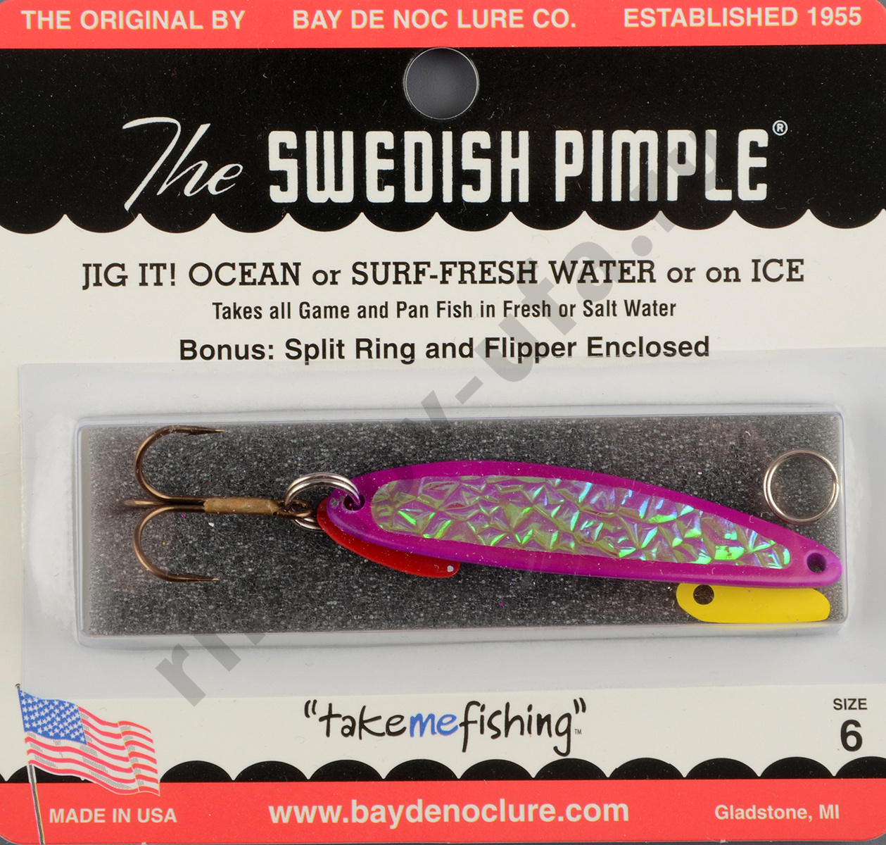 Блесна Swedish Pimple Ice №6 Violet Ice
